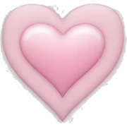 Light pink heart sticker