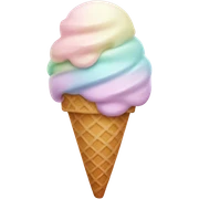 Pastel ice cream  sticker