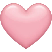 Light pink heart sticker