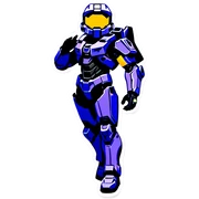 Halo and Halo  sticker