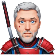 Battle-Ready Samurai sticker