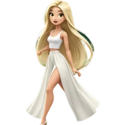 blonde girl in outdoor setting sticker