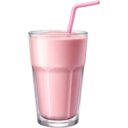 pastel pink smoothie sticker