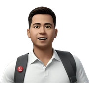 boy in white shirt portrait sticker