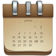 calendar sticker