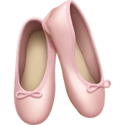 Pale pink ballet shoes sticker
