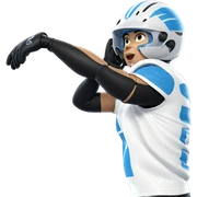 boy in helmet with gloves sticker