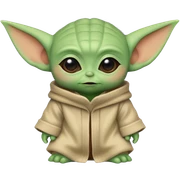 Baby yoda sticker