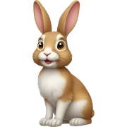 Rabbit sticker