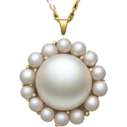 pearl necklace sticker