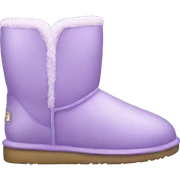 Light purple uggs sticker