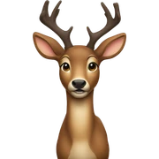 Deer sticker