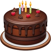 Chocolate cake sticker