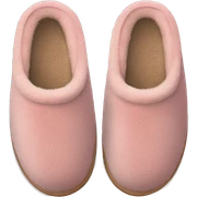 pair of soft pink ugg slippers sticker