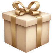 Gift in nude color sticker