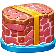  paris art city SPAM meat jeff koons style sculpture arty landscape  sticker