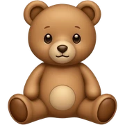 Teddy bear sticker