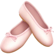Pale pink ballet shoes sticker