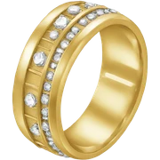 gold wedding band sticker