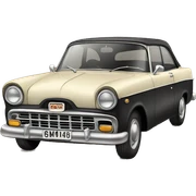 Vintage car sticker