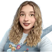 girl smiling in car sticker