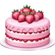 Strawberry Cake sticker