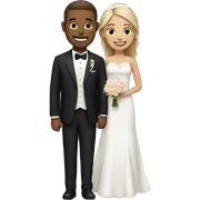 Wedding couple sticker