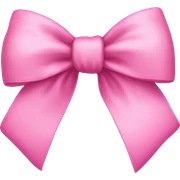 Pink bow sticker