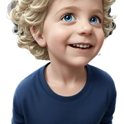 blonde girl with blue eyes sticker