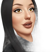 realistic portrait of girl sticker