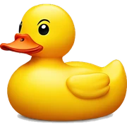 Rubber duck sticker