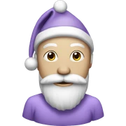 Light Purple Christmas sticker