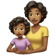 Mother and daughter disney sticker