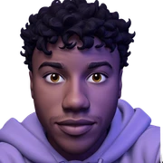 dark-skinned male in hoodie sticker