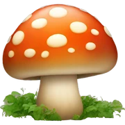 Mushroom sticker
