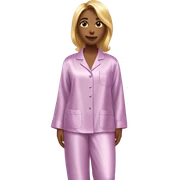 Silk pajamas sticker