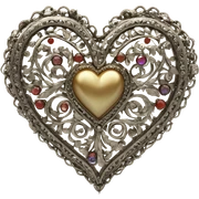 Corazón vintage sticker