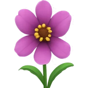 Flower sticker