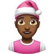 Pink Christmas  sticker