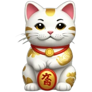 maneki neko sticker