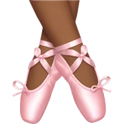 Pink ballet shoes aesthetic  sticker