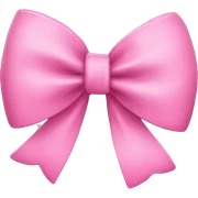 pink bow sticker