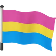 pansexual flag sticker