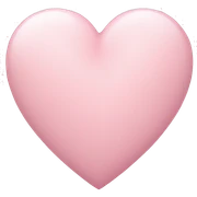 pastel pink heart sticker