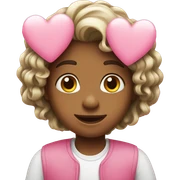 pink hearts sticker