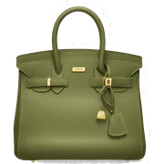 Khaki green birkin bag  sticker