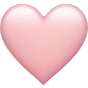 light pink heart sticker