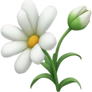 Flower sticker
