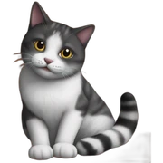 cat in natural habitat sticker
