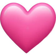 pink heart sticker